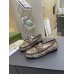 Gucci Womens Horsebit 1953 Loafers in Maxi GG canvas