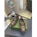 Gucci Womens Horsebit 1953 Loafers in Maxi GG canvas