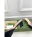 Gucci Horsebit Mules in Black Satin with Crystals