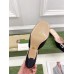 Gucci Horsebit Mules in Black Satin with Crystals