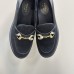 Gucci Womens Horsebit Loafers in Black Satin with Crystals