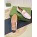 Gucci Womens Jordaan Loafers in Pink Leather with Crystals