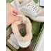 Gucci Mens MAC80 Sneakers in White Leather with Wool
