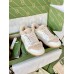 Gucci Womens MAC80 Sneakers in White Leather with Wool