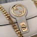 Gucci Blondie Small Top Handle Bag in White Cuir Leather