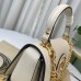 Gucci Blondie Small Top Handle Bag in White Cuir Leather