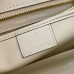 Gucci Blondie Small Top Handle Bag in White Cuir Leather