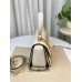 Gucci Blondie Small Top Handle Bag in White Cuir Leather