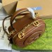 Gucci Blondie Mini Top Handle Bag in Brown Leather