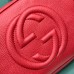 Gucci Soho Disco Bag in Red Grained Leather