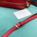 Gucci Soho Disco Bag in Red Grained Leather