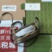 Gucci Blondie Mini Top Handle Bag in Taupe Leather