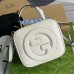 Gucci Blondie Mini Top Handle Bag in White Leather