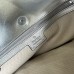 Gucci Blondie Medium Tote Bag in Silver Metallic Leather