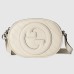 Gucci Blondie Mini Shoulder Bag in White Calfskin
