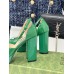 Gucci Platform Pumps in Green Patent Lether with Crystals G