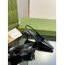 Gucci Slingback Pumps 55mm in Black Patent Leather
