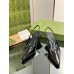 Gucci Slingback Pumps 55mm in Black Patent Leather