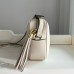 Gucci Soho Disco Bag in White Grained Leather