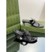 Gucci Thong Sandals 55mm in Black Patent Leather