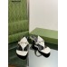 Gucci Thong Sandals 55mm in White Patent Leather