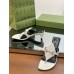 Gucci Thong Sandals 55mm in White Patent Leather
