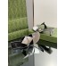 Gucci Thong Sandals 55mm in Silver Metallic Leather