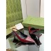 Gucci Slingback Pumps 55mm in Red Patent Leather