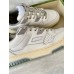 Gucci Womens Sneakers in White Distressed Effect Leather