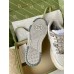 Gucci Womens Sneakers in White Distressed Effect Leather