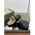 Gucci Womens Mules with Horsebit and Wool Lining