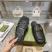 Gucci Womens Loafer Slippers in Black Leather with Horsebit