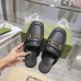 Gucci Womens Loafer Slippers in Black Leather with Horsebit