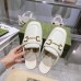 Gucci Womens Loafer Slippers in White Leather with Horsebit