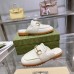 Gucci Womens Loafer Slippers in White Leather with Horsebit