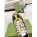 Gucci Mens Rhyton Sneakers in Beige GG Supreme Canvas