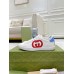 Gucci Mens Ace Sneakers in White Leather with Red Interlocking G