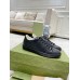 Gucci Mens Ace Sneakers in Black GG Embossed Leather