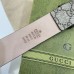 Gucci GG Supreme Bee Print 38MM Belt with Square Buckle