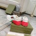 Gucci Mens Rhyton Sneakers in White Leather Effect Fabric