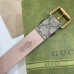 Gucci GG Supreme Kingsnake Print 38MM Belt with Square Buckle