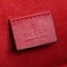 Gucci Dionysus Small Shoulder Bag in GG Canvas with Red Suede