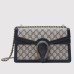 Gucci Dionysus Small Shoulder Bag in Blue GG Supreme Canvas