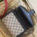 Gucci Dionysus Mini Chain Wallet in Blue GG Supreme Canvas