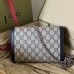 Gucci Dionysus Mini Chain Wallet in Blue GG Supreme Canvas
