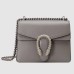 Gucci Dionysus Mini Shoulder Bag in Grey Leather