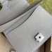 Gucci Dionysus Mini Shoulder Bag in Grey Leather