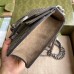 Gucci Dionysus Mini Shoulder Bag in GG Canvas with Taupe Suede