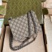 Gucci Dionysus Mini Shoulder Bag in GG Canvas with Taupe Suede