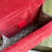 Gucci Dionysus Mini Shoulder Bag in GG Canvas with Red Suede